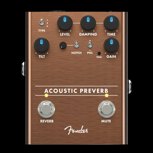 Fender Acoustic Preamp/Reverb Guitar Effect Pedal