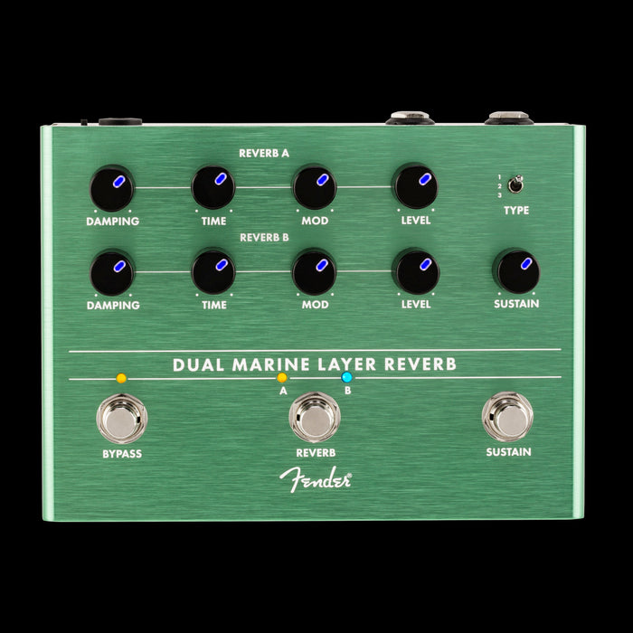 Fender Dual Marine Layer Reverb Guitar Effect Pedal