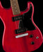 Squier Paranormal Strat-O-Sonic Laurel Fingerboard Black Pickguard Crimson Red Transparent