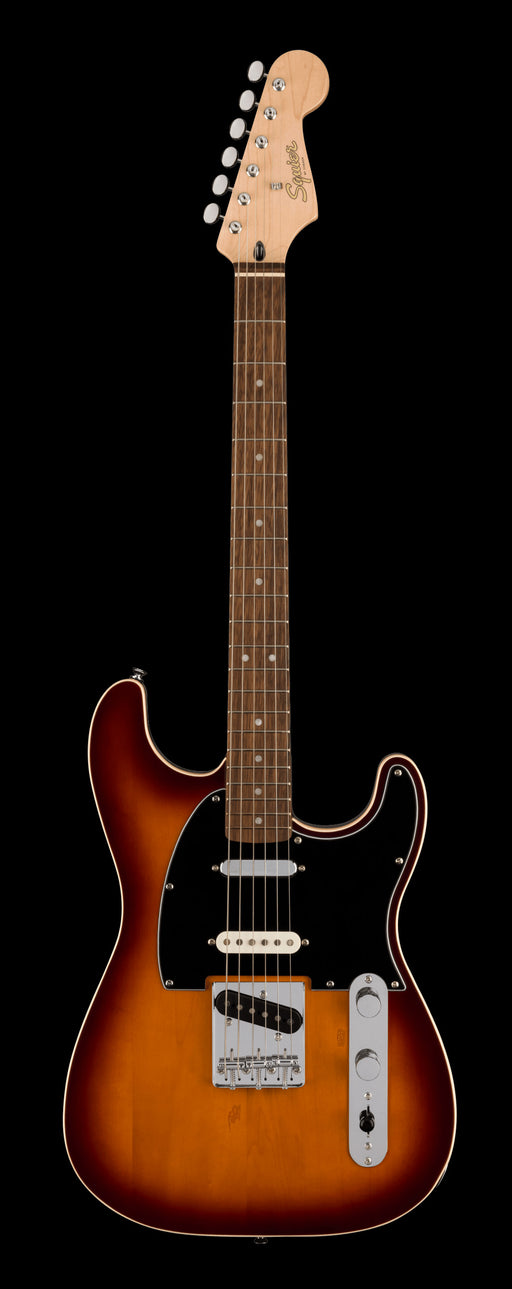 Squier Paranormal Custom Nashville Stratocaster Laurel Fingerboard Black Pickguard Chocolate 2-Color Sunburst