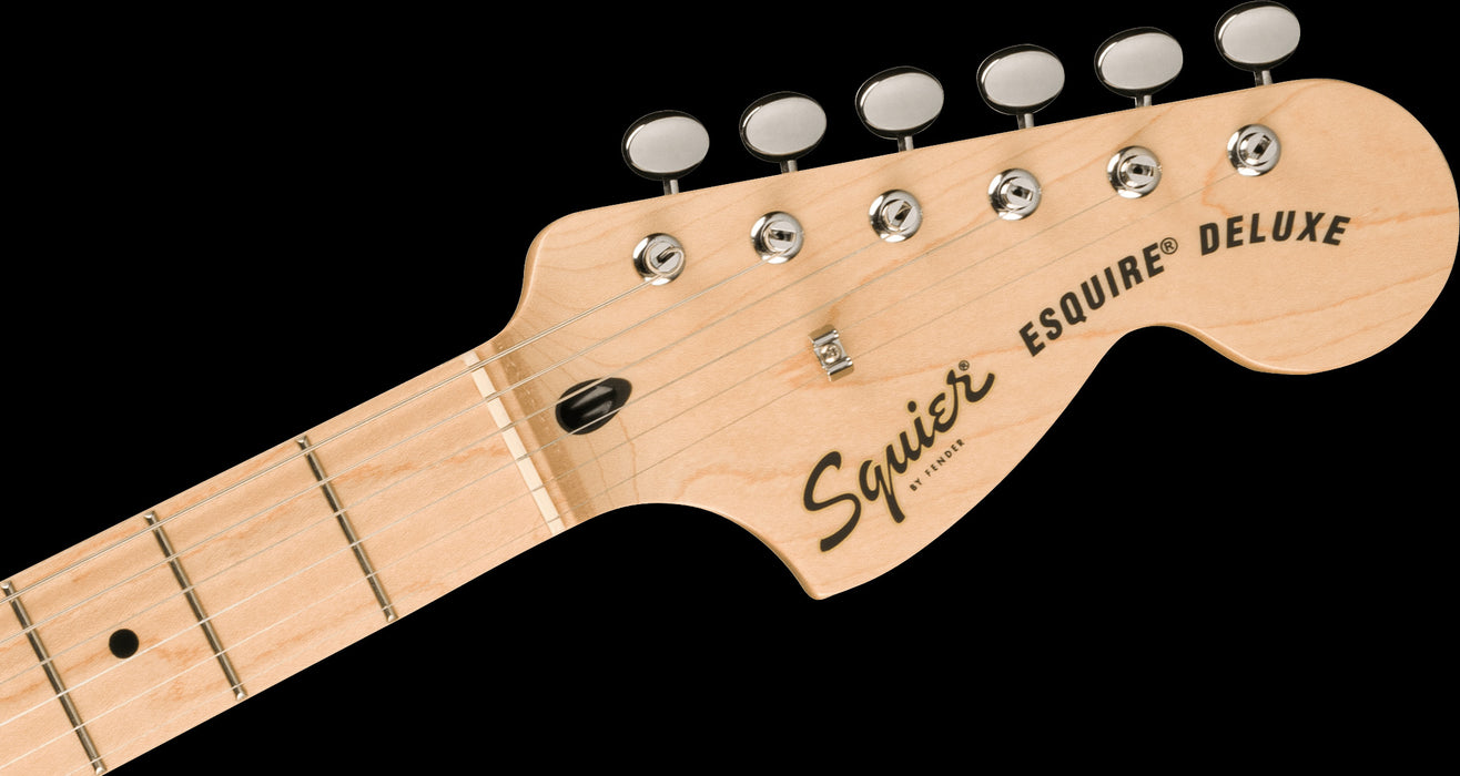 Squier Paranormal Esquire Deluxe Maple Fingerboard Black Pickguard Metallic Black