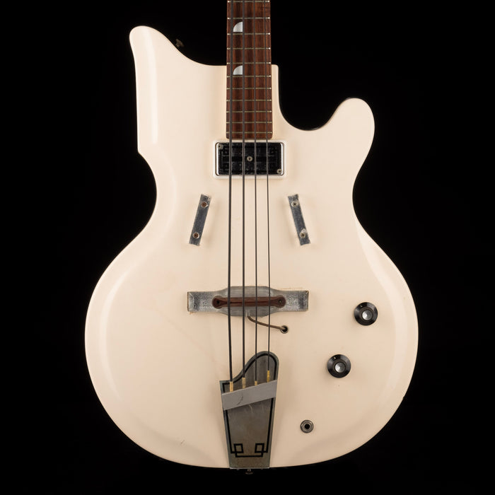 Vintage 1962 National Val-Pro 85 Bass White with OHSC - Ry Cooder Collection