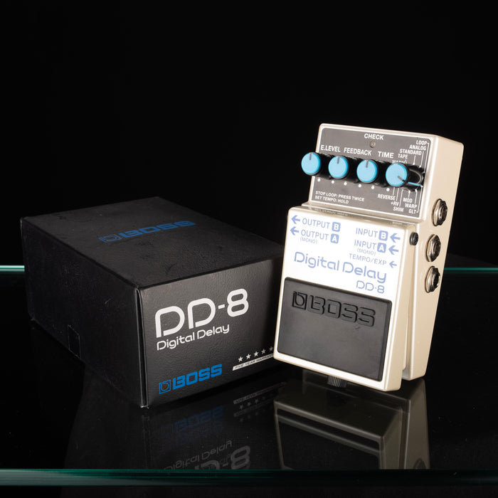 Used Boss DD-8 Digital Delay Pedal With Box