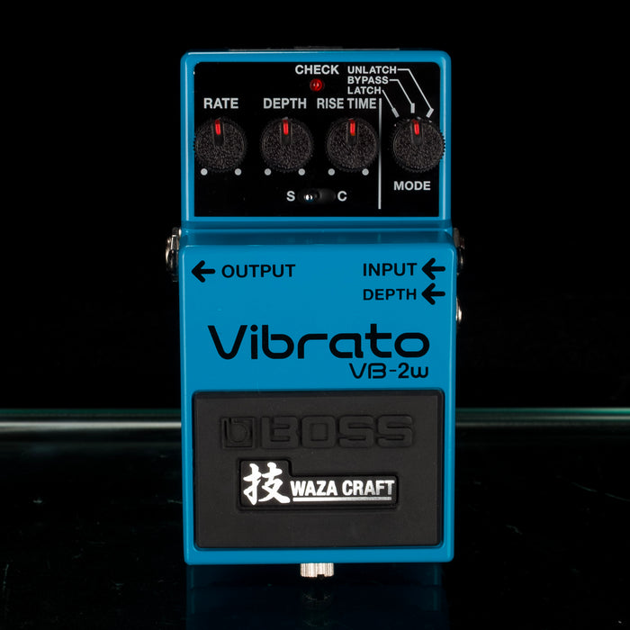 Used Boss VB-2W Waza Craft Vibrato Pedal with Box