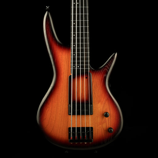 Used Ibanez GWB205 Gary Willis Fretless 5-String Electric Bass Tequila Sunrise Flat with Gig Bag