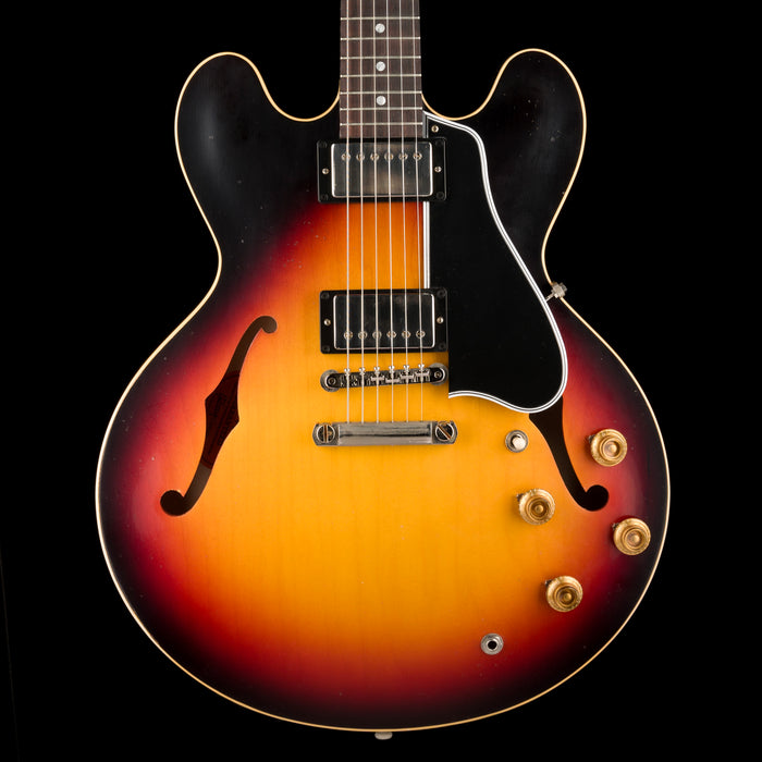 Gibson Custom Limited Edition 1958 ES-335 Murphy Lab Light Aged Tri-burst With Case