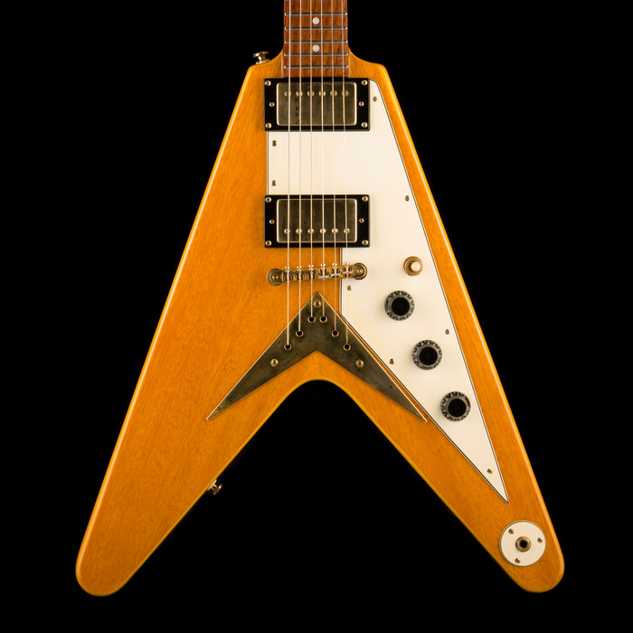 Used Epiphone 1958 Korina Flying V Aged Natural with Gig Bag