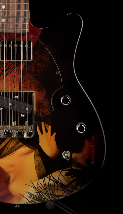 John Page Guitars Just Marilyn Guitar with Painting - Pamelina H Collection