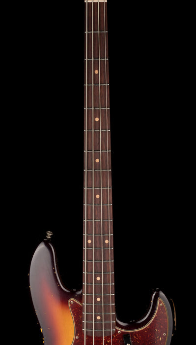 Fender Custom Shop 1961 Jazz Bass Heavy Relic 3-Tone Sunburst With Case