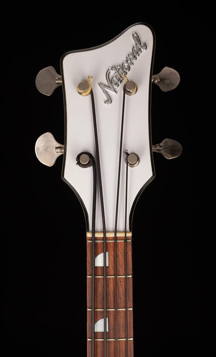 Vintage 1962 National Val-Pro 85 Bass White with OHSC - Ry Cooder Collection