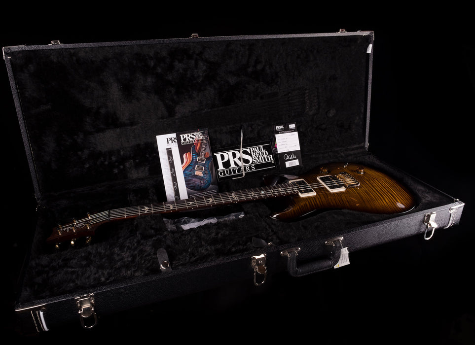 Pre Owned PRS Custom 24 10-Top Black Gold Burst With OHSC