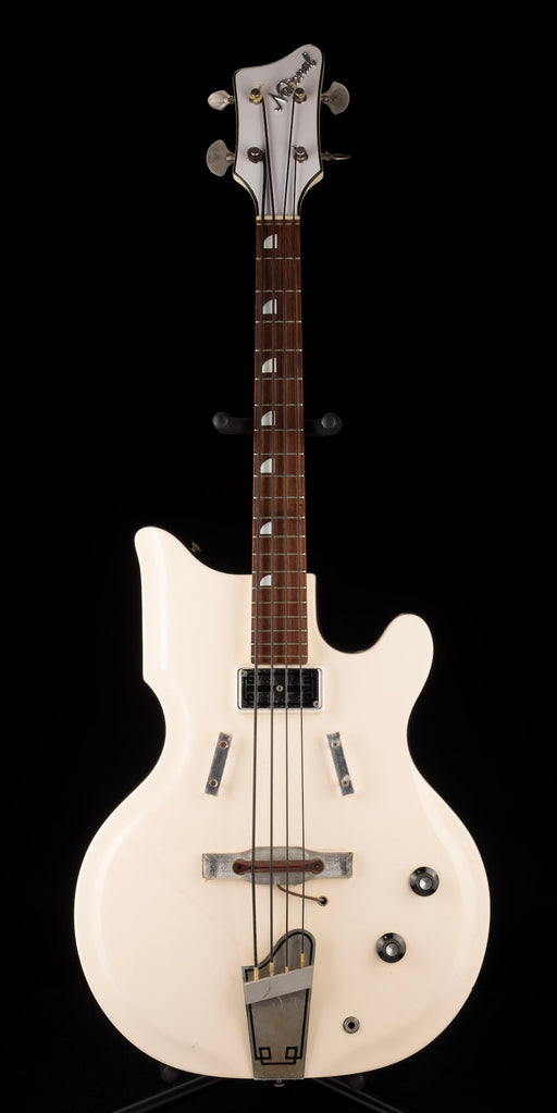 Vintage 1962 National Val-Pro 85 Bass White with OHSC - Ry Cooder Collection