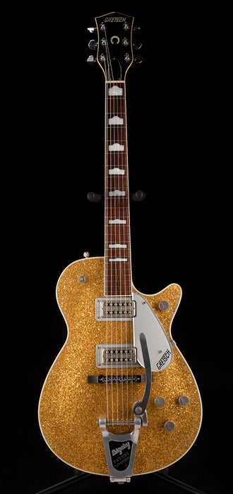 Pre Owned Sophie B. Hawkins 1990s Gretsch G6129T Gold Sparkle Jet With OHSC