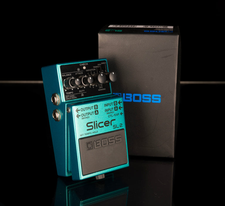 Used Boss SL-2 Slicer Audio Pattern Processor Pedal with Box