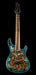 Mayones Regius 7 String Baritone Master Grade Eye Poplar Jeans Black 2Tone Blue Burst Gloss