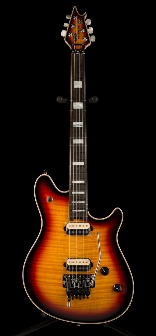 EVH Wolfgang USA 5A Flame Top 3-Tone Burst with Case