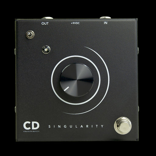 Collision Devices Singularity Fuzz Pedal - Black and Black