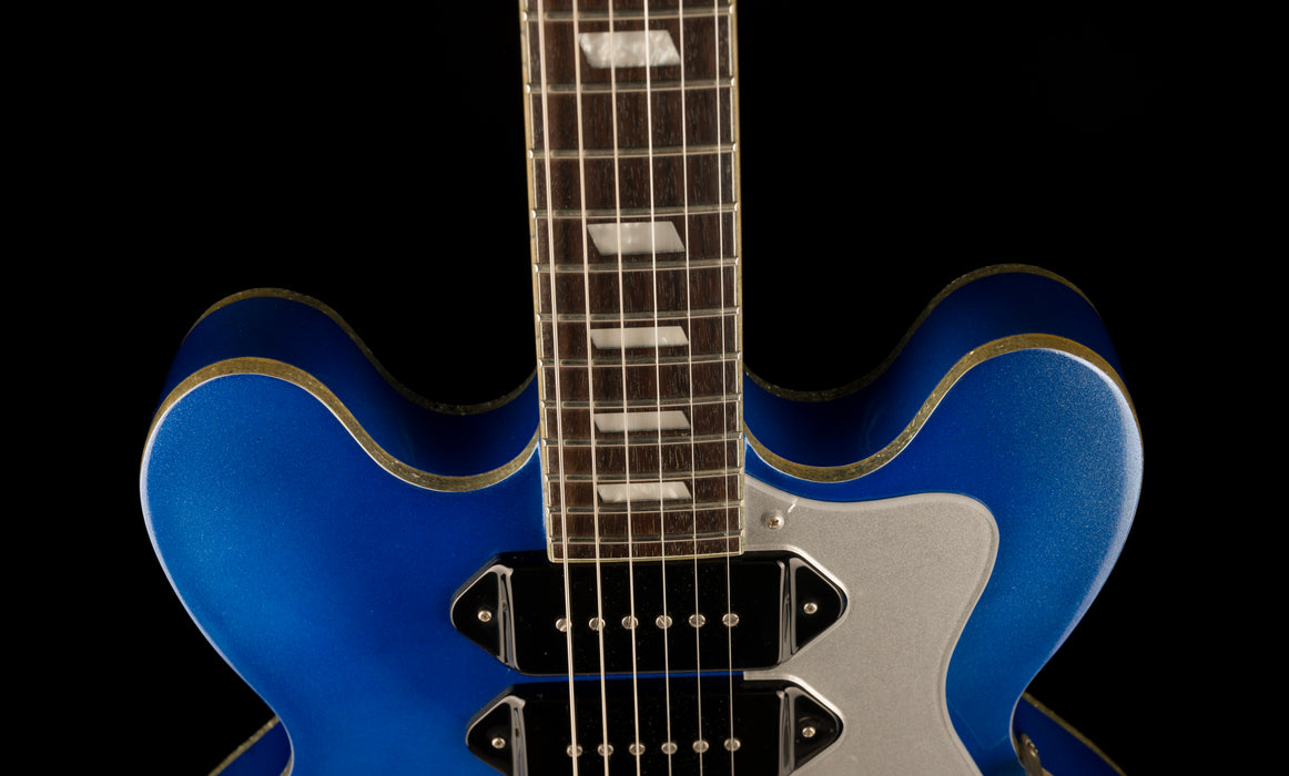 Used Epiphone Limited Edition Riviera Custom P93 Royale Chicago Blue Pearl with Gig Bag