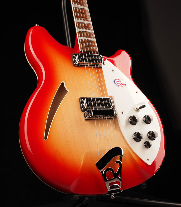 Rickenbacker 360 Fireglo Semi Hollow Guitar With OHSC