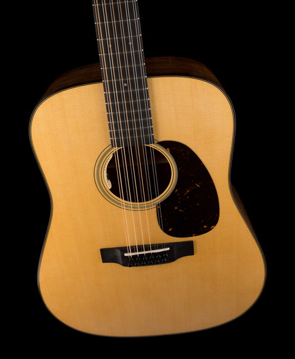 Martin Custom Shop D-18E 12 String Flame Koa With Sitka Spruce