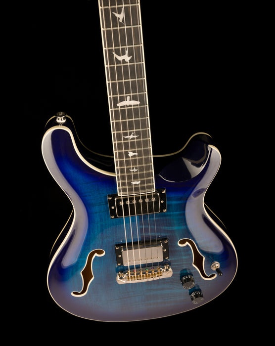 Pre Owned PRS SE Hollowbody II Faded Blue Burst With Case