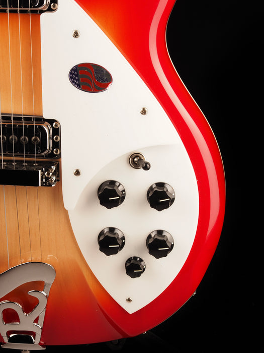 Rickenbacker 360 Fireglo Semi Hollow Guitar With OHSC