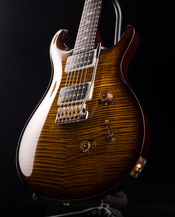 Pre Owned PRS Custom 24 10-Top Black Gold Burst With OHSC