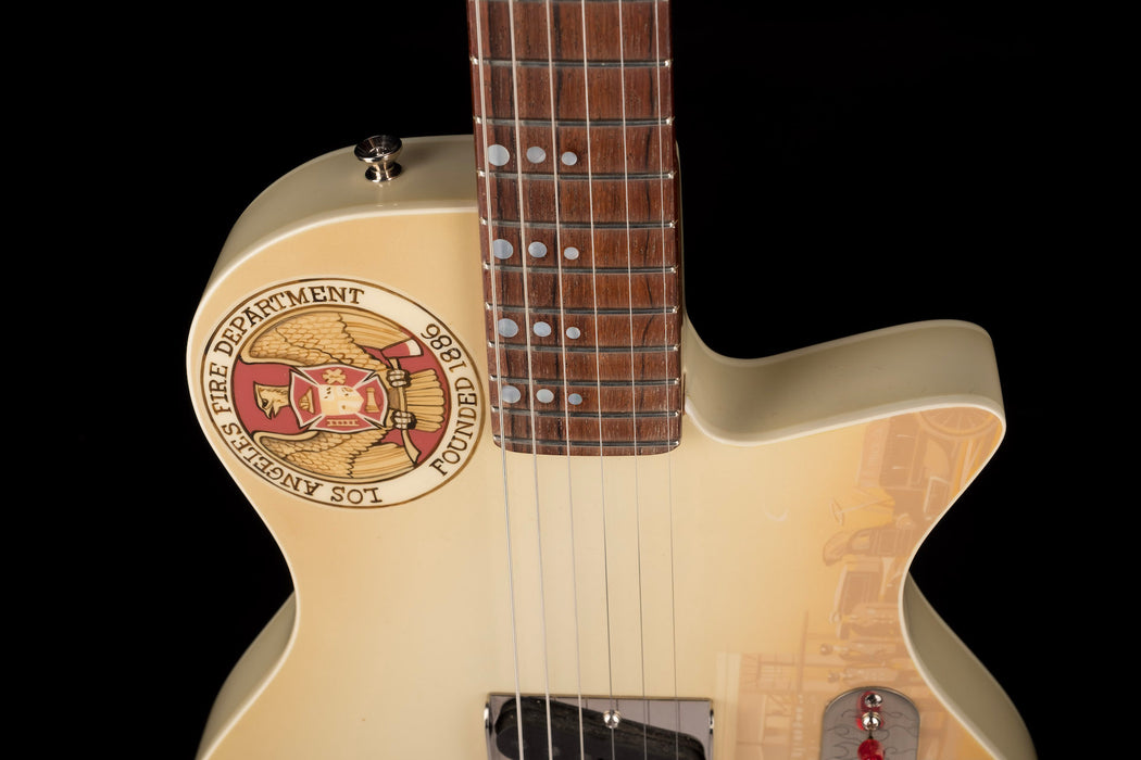 Stuart Guitars LAFD with Painting - Pamelina H Collection