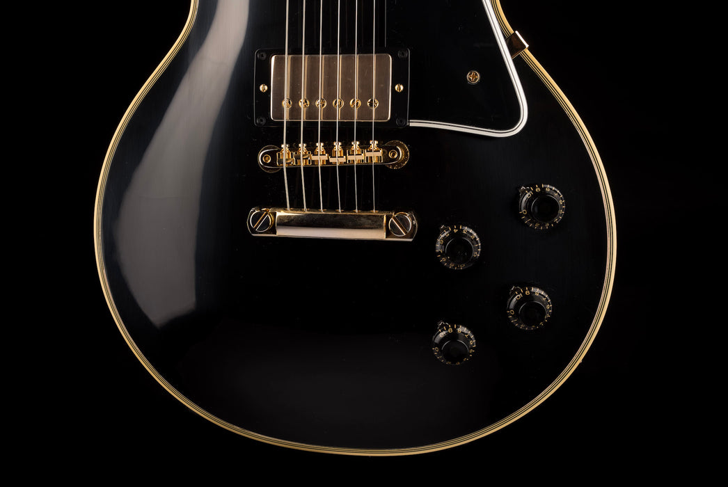 Gibson Custom Shop 1957 Les Paul Custom Reissue 2-Pickup VOS Ebony With Case