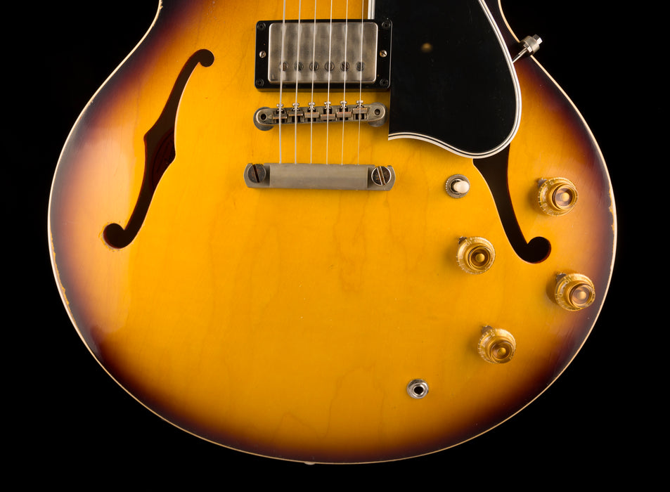 Gibson Custom Limited Edition 1958 ES-335 Murphy Lab Heavy Aged Faded Tobacco Burst With Case