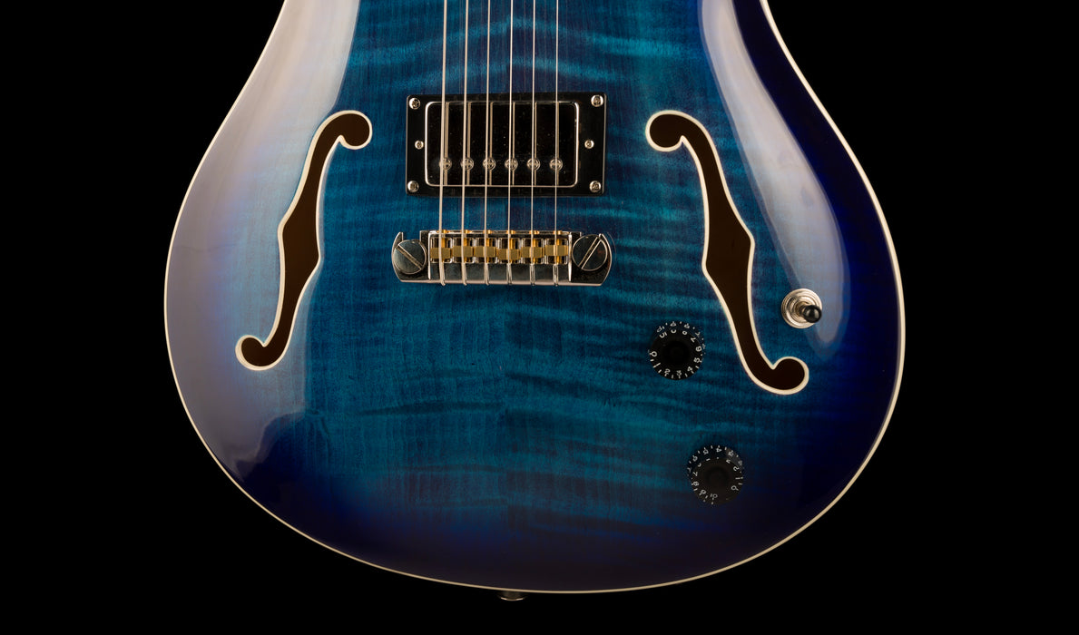 Pre Owned PRS SE Hollowbody II Faded Blue Burst With Case