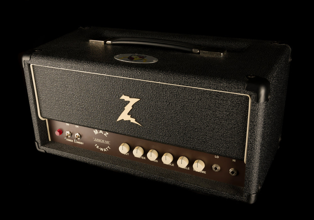 Pre Owned Dr. Z MAZ 18 NR Black Guitar Amp Head With Matching 1x12" Dr. Z Black Guitar Amp Cabinet