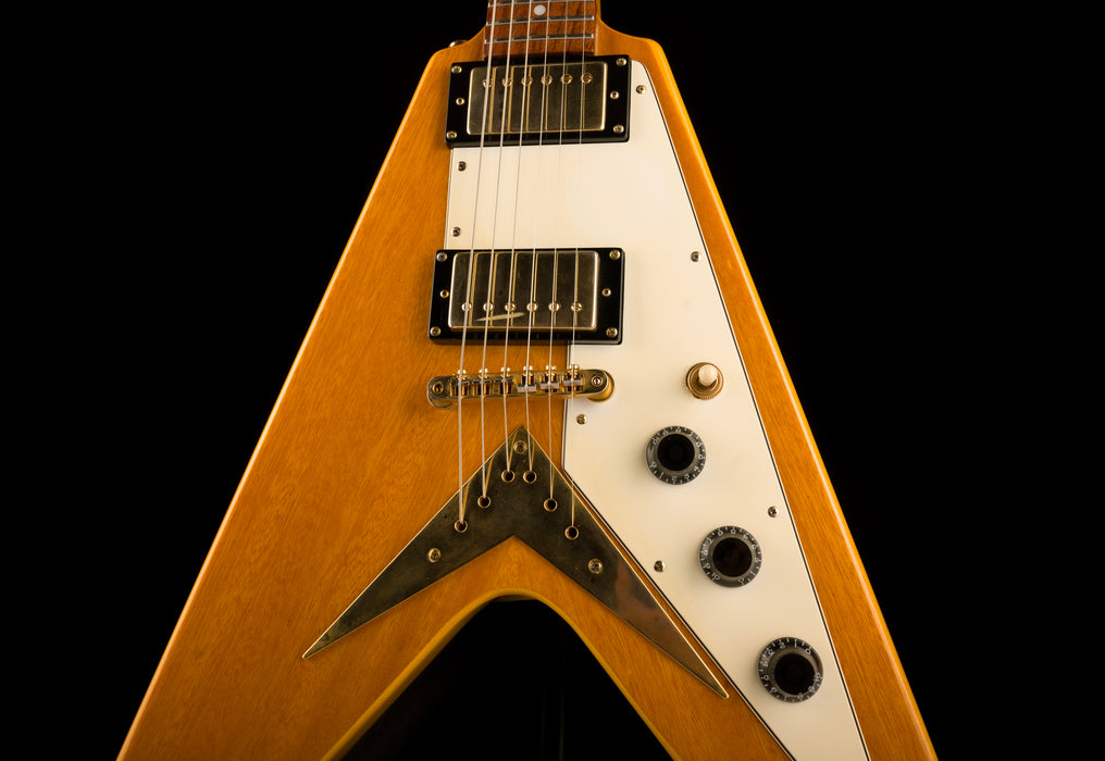 Used Epiphone 1958 Korina Flying V Aged Natural with Gig Bag