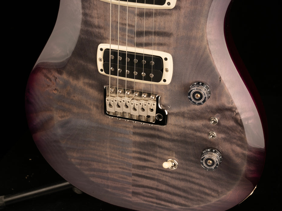 PRS S2 Custom 24-08 Faded Gray Black Purple Burst with Gig Bag