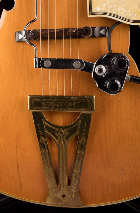 Vintage 1940 Gibson Super 400E Natural with Case - Ry Cooder Collection