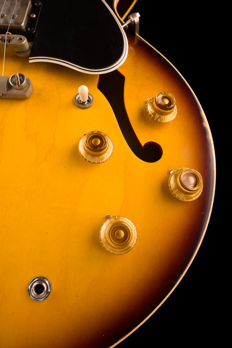 Gibson Custom Limited Edition 1958 ES-335 Murphy Lab Heavy Aged Faded Tobacco Burst With Case