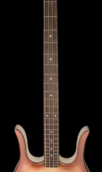 Used Danelectro Longhorn Short-Scale Electric Bass Copper Burst with Gig Bag