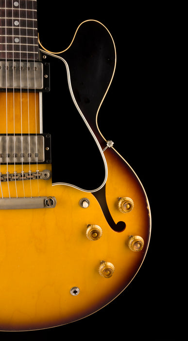 Gibson Custom Limited Edition 1958 ES-335 Murphy Lab Heavy Aged Faded Tobacco Burst With Case