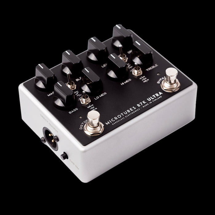 Darkglass Electronics Microtubes B7K Ultra V2 Bass Preamp Overdrive Effect Pedal with Aux-In