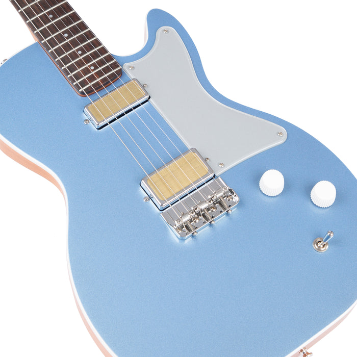 Harmony Jupiter Thinline Sky Blue With Soft Case