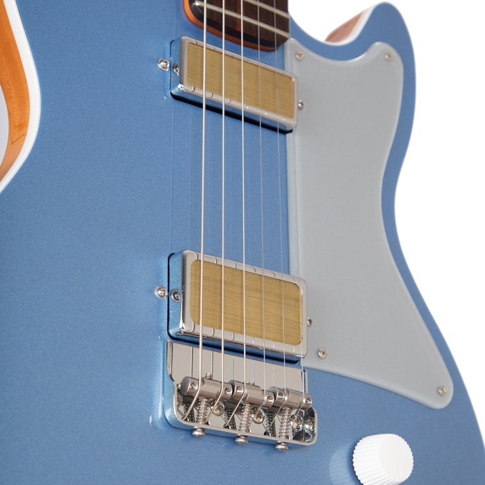 Harmony Jupiter Thinline Sky Blue With Soft Case