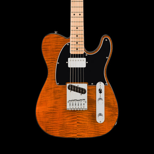 Squier Affinity Series Telecaster FMT SH Maple Fingerboard Black Pickguard Mocha Front Crop