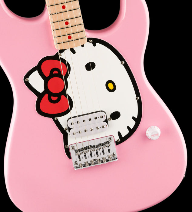 Fender Limited Edition Hello Kitty Stratocaster Pink With Gig Bag Front Body