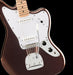 Squier Affinity Series Jaguar Maple Fingerboard White Pickguard Mystic Metallic Brown Front Body