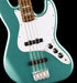 Squier Affinity Series Active Jazz Bass Laurel Fingerboard White Pickguard Mystic Sea Foam Green Front Body