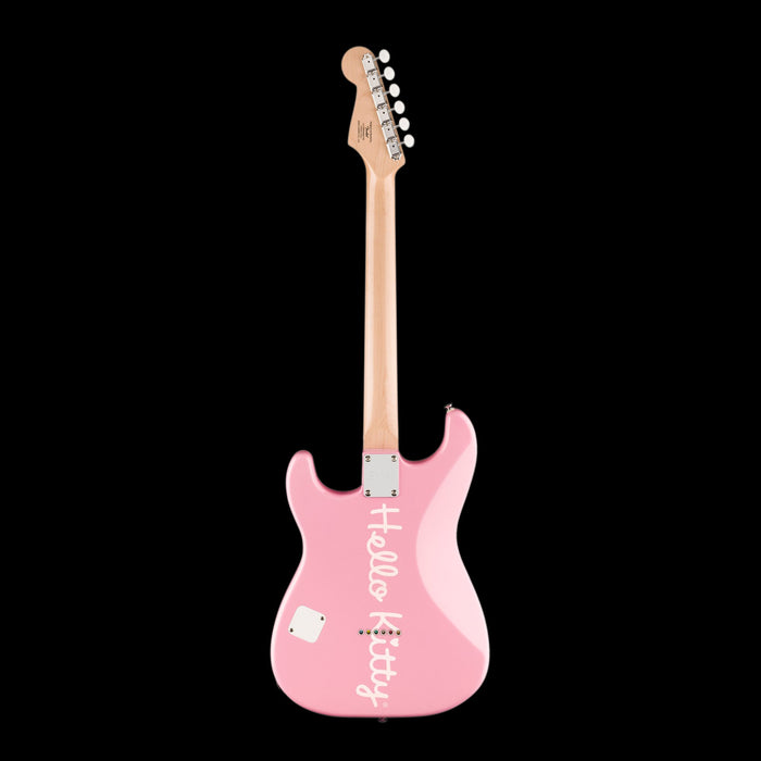 Fender Limited Edition Hello Kitty Stratocaster Pink With Gig Bag Back