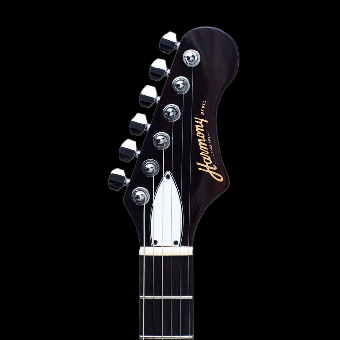 Harmony Standard Rebel Burgundy Headstock