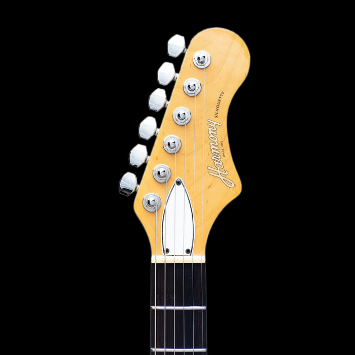 Harmony Silhouette Slate Headstock Front