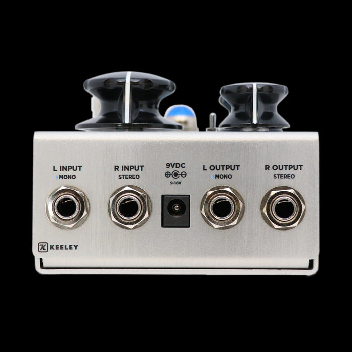 Keeley Stereo Reverb and Tremolo Pedal Top