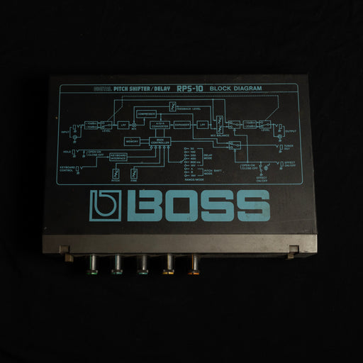 Used Boss RPS-10 Pitch Shifter/Delay Rack Mount Unit Top